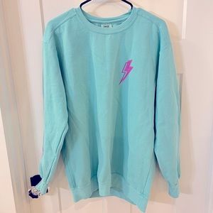 Comfort colors over sizes sweater. Size medium